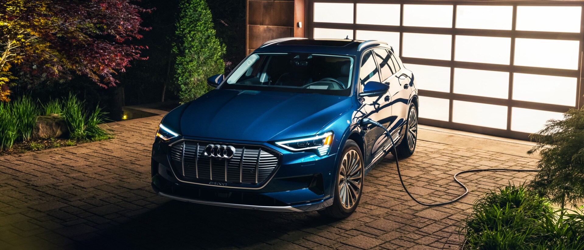 etron charging at home